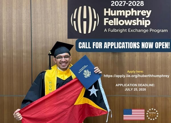 Kesempatan ke Amerika : Humphrey Fellowship cari calon pemimpin Timor-Leste