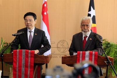 Timor-Leste dan Singapura berkomitmen menjadi mitra pembangunan strategis