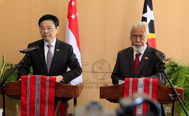 Timor-Leste dan Singapura berkomitmen menjadi mitra pembangunan strategis