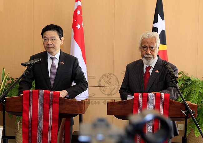 Timor-Leste dan Singapura berkomitmen menjadi mitra pembangunan strategis