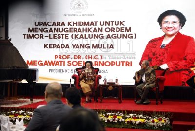 Megawati usulkan kerja sama antara Partai Politik Indonesia dan Timor-Leste