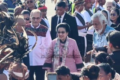 Ramos – Horta dan Xanana sambut langsung kedatangan Megawati di Dili